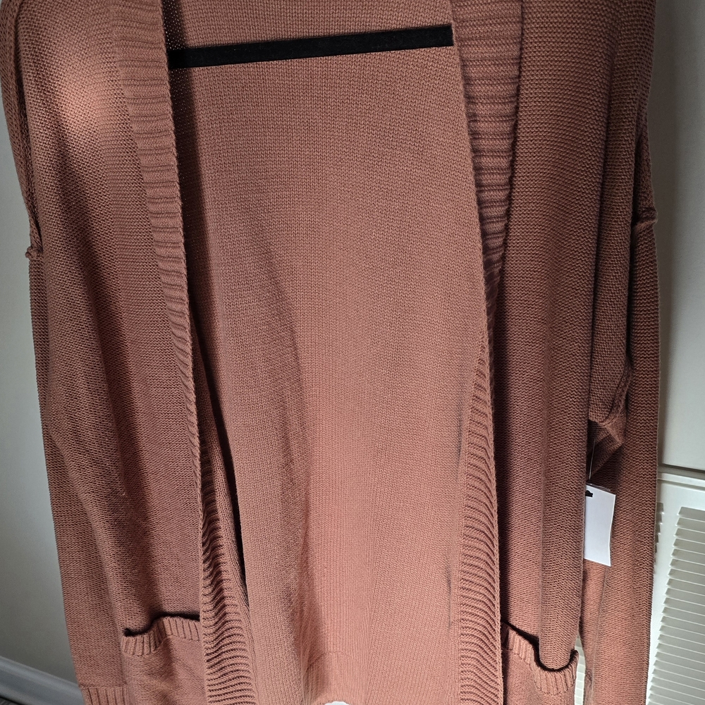 Sonoma Women's Open Front Cardigan - Terracotta